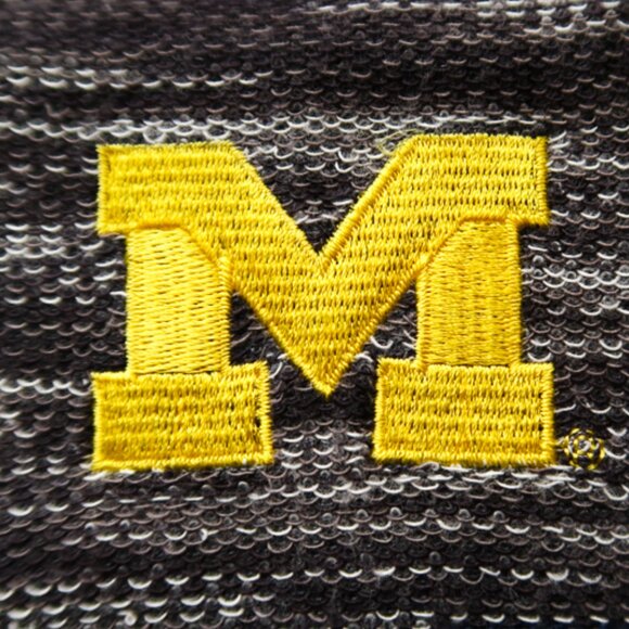 Michigan Tommy Bahama Blue/Gray Seashore Reversible Half Zip (M) NEW!!! 🏈